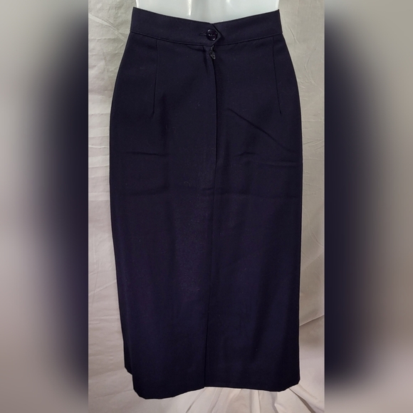 Vintage CASUAL CORNER Navy Blue 2 Piece Suit - Size 10 - Picture 6 of 7